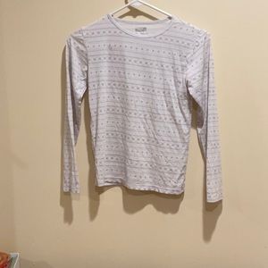 White 32° snowflake shirt